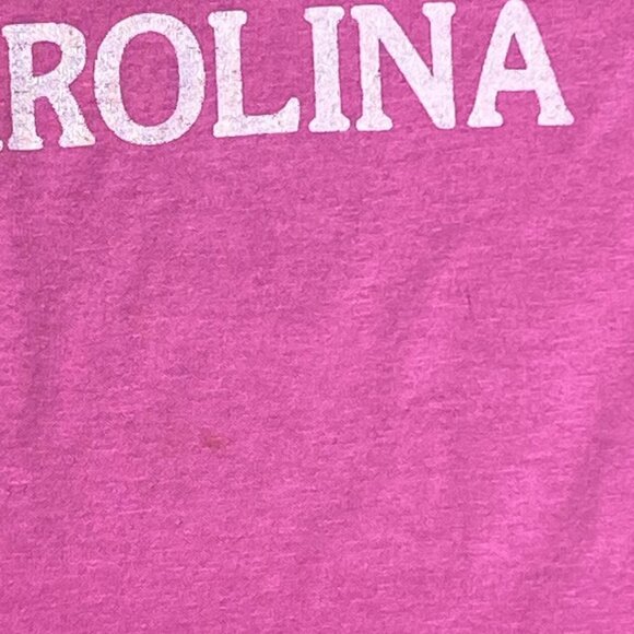 Vintage 90s Single Stitch Graphic Hi Ya'll NC T-Shirt Made in USA Size L Pink - Picture 15 of 15